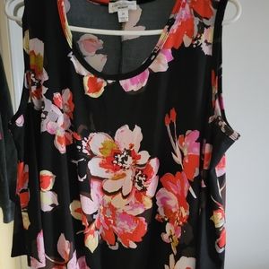 Womens cold shoulder tie bottom top